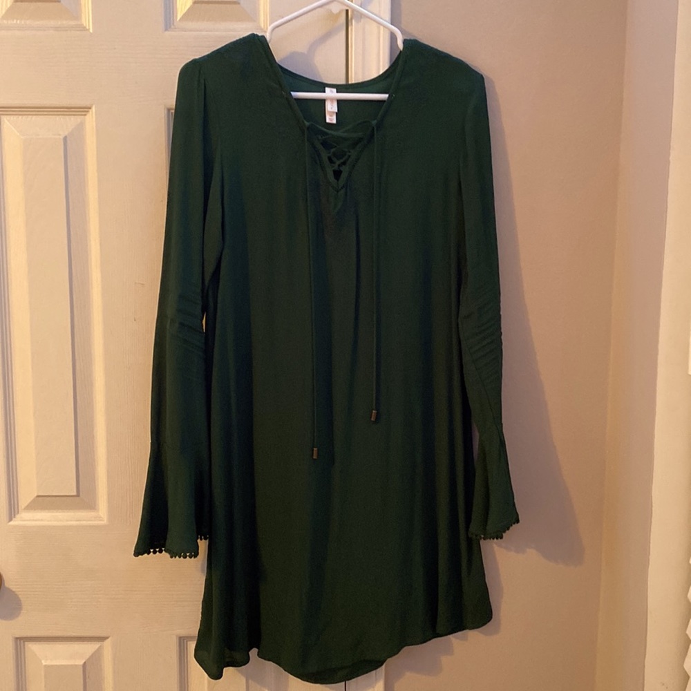 Xhileration Dark Green dress; Size XS;